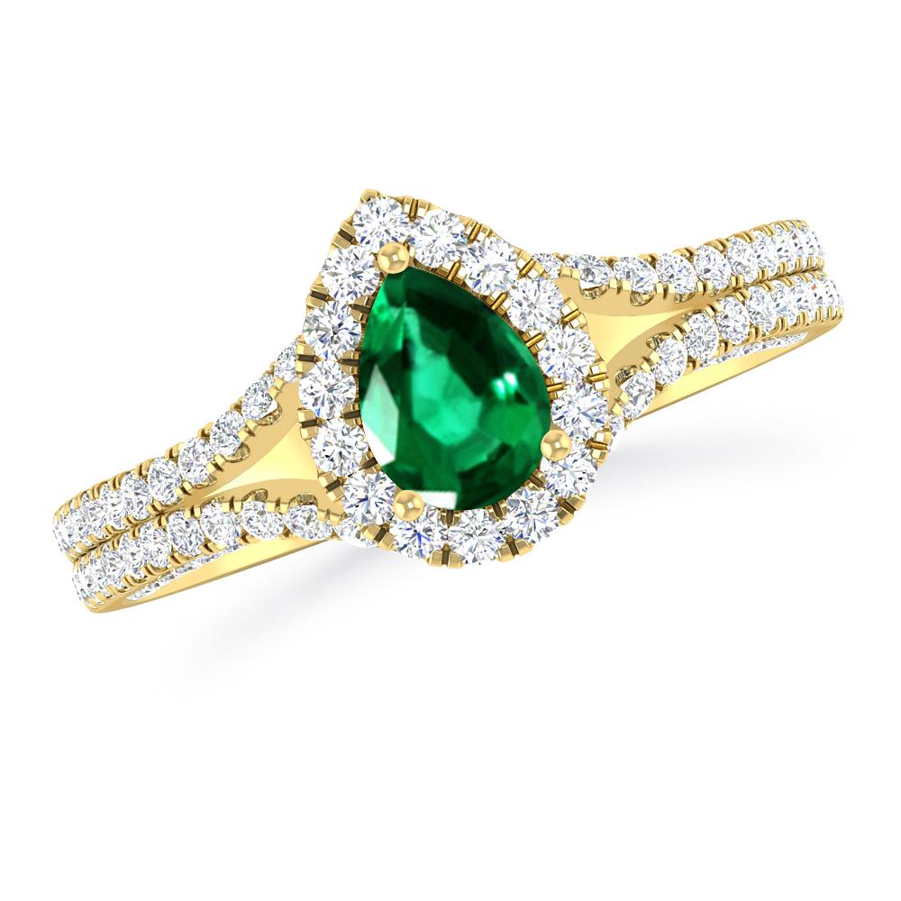 Yellow Gold - Emerald