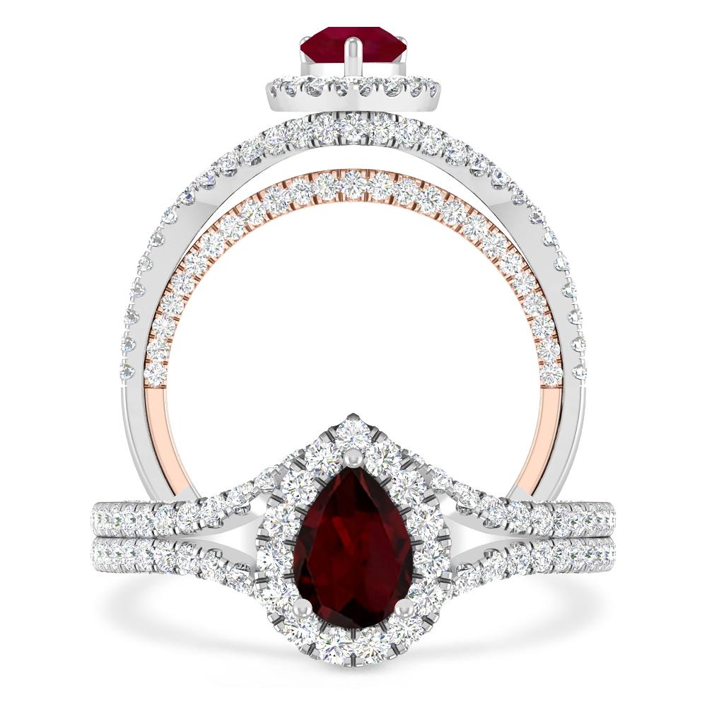 White Gold - Garnet