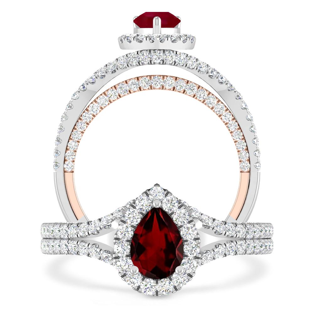 White Gold - Garnet