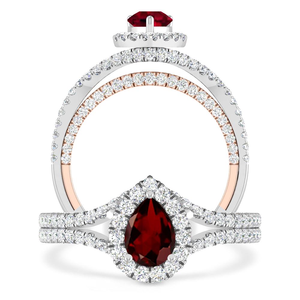 White Gold - Garnet