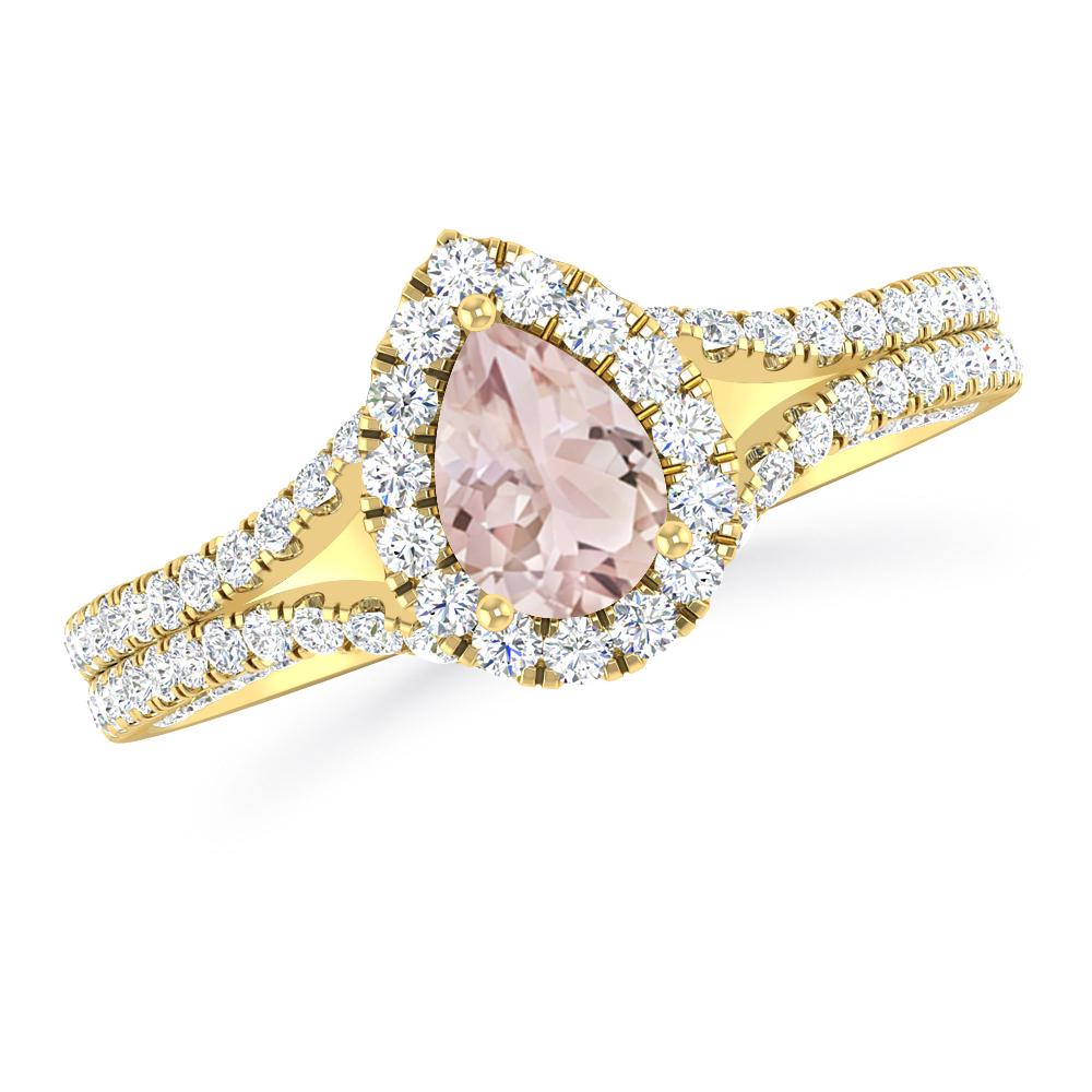 Yellow Gold - Morganite