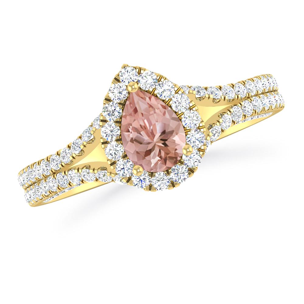 Yellow Gold - Morganite