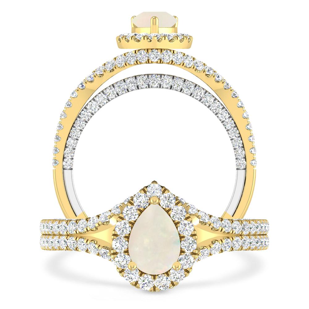 Yellow Gold - Opal