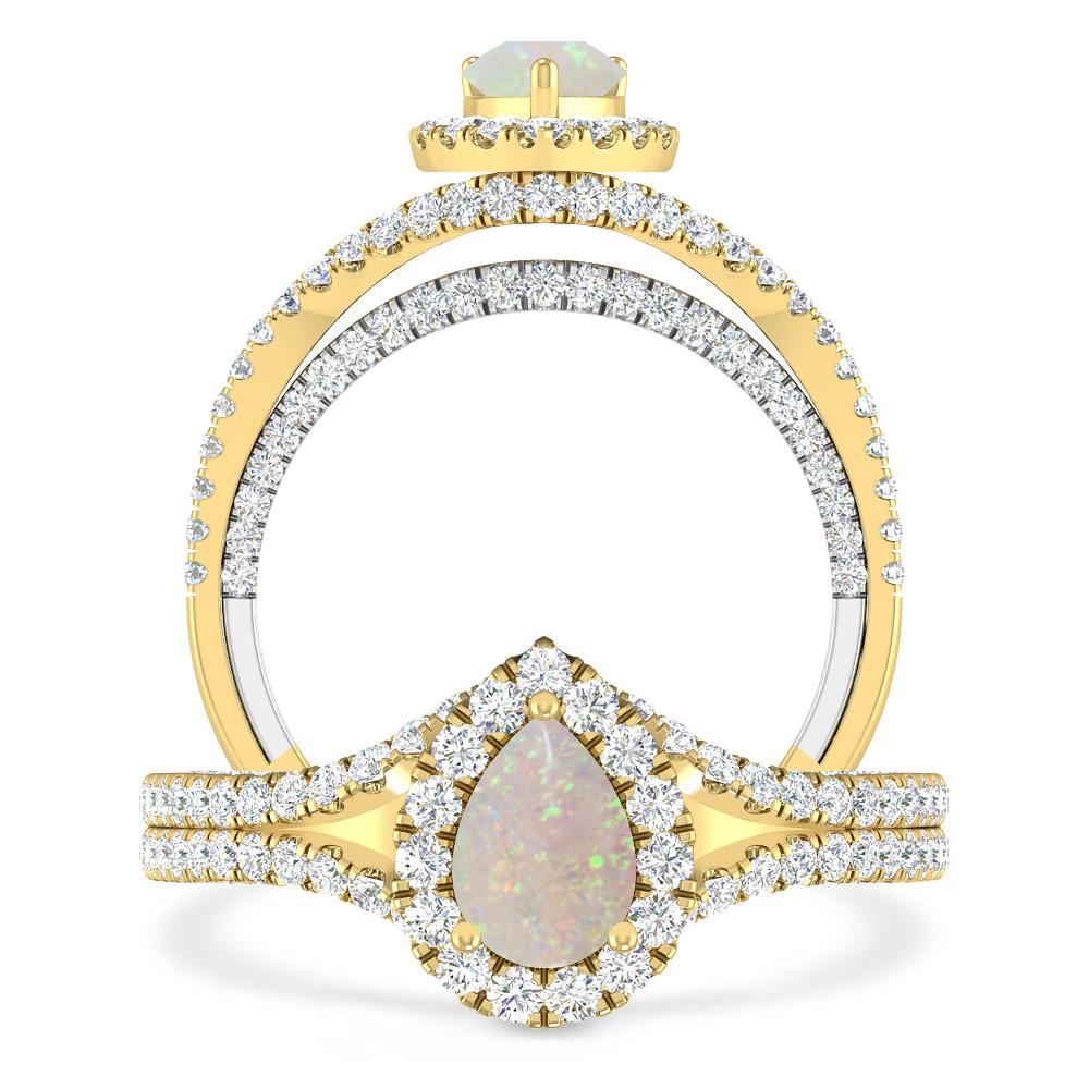 Yellow Gold - Opal