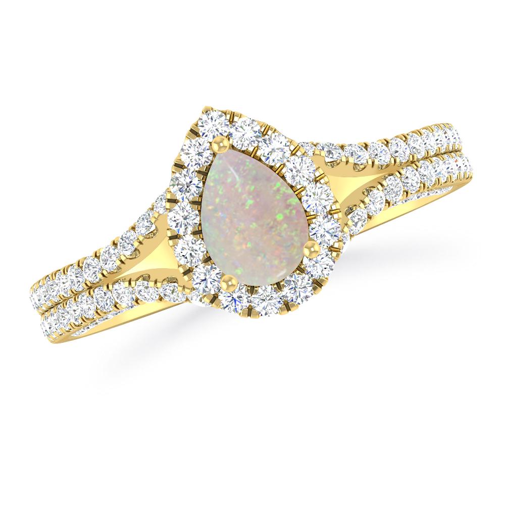 Yellow Gold - Opal