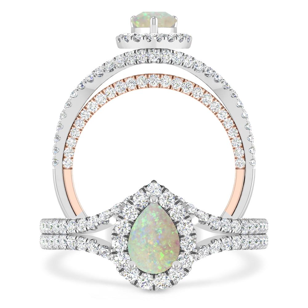 White Gold - Opal