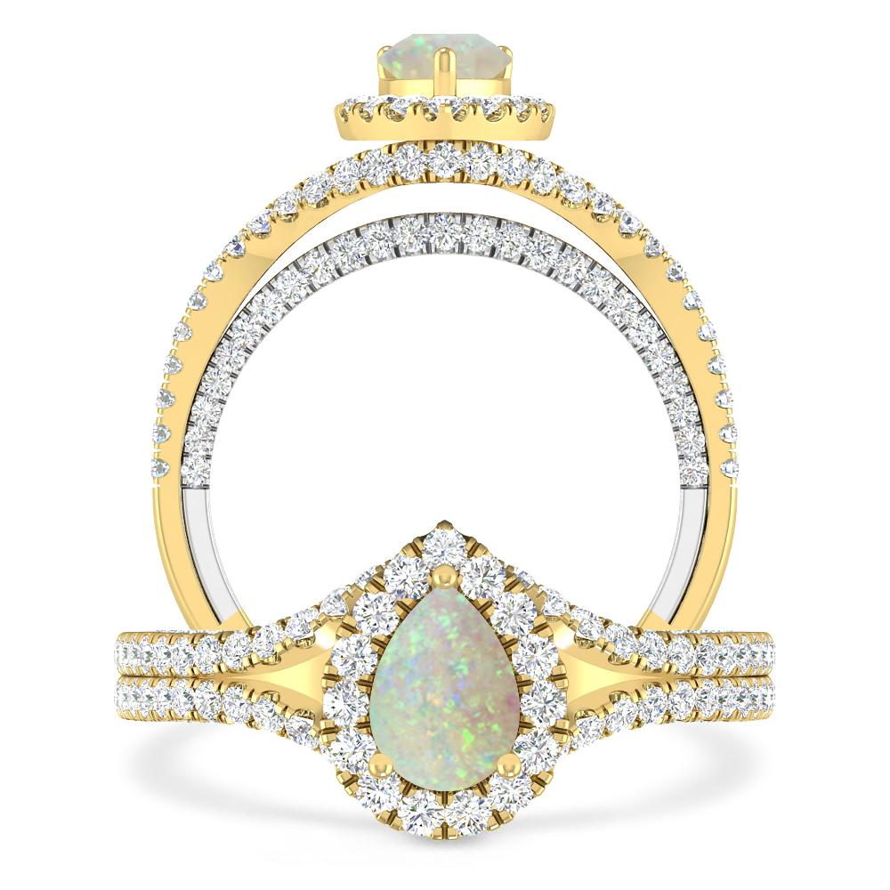 Yellow Gold - Opal