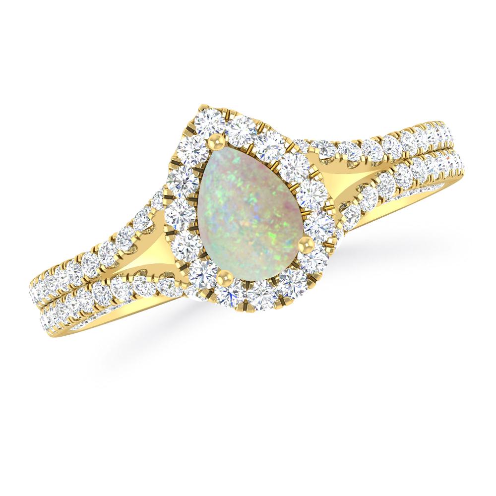 Yellow Gold - Opal