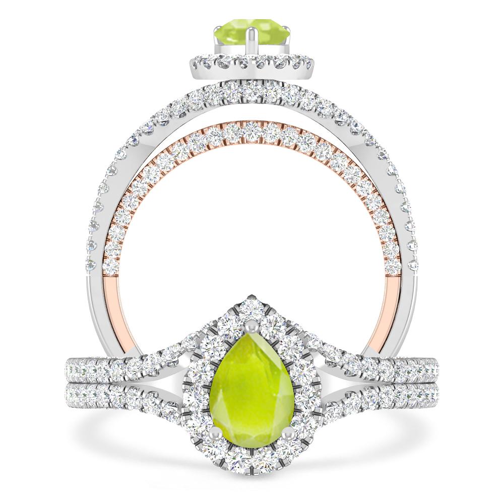 White Gold - Peridot