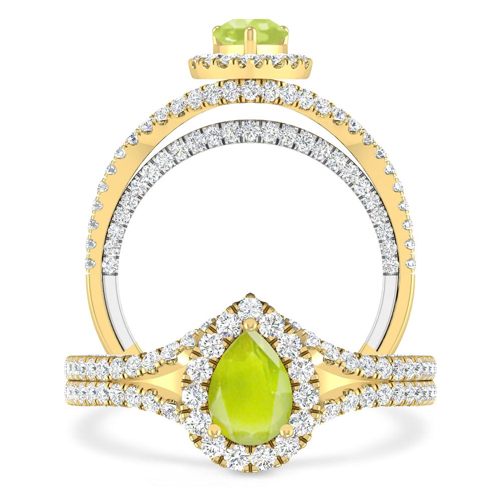 Yellow Gold - Peridot