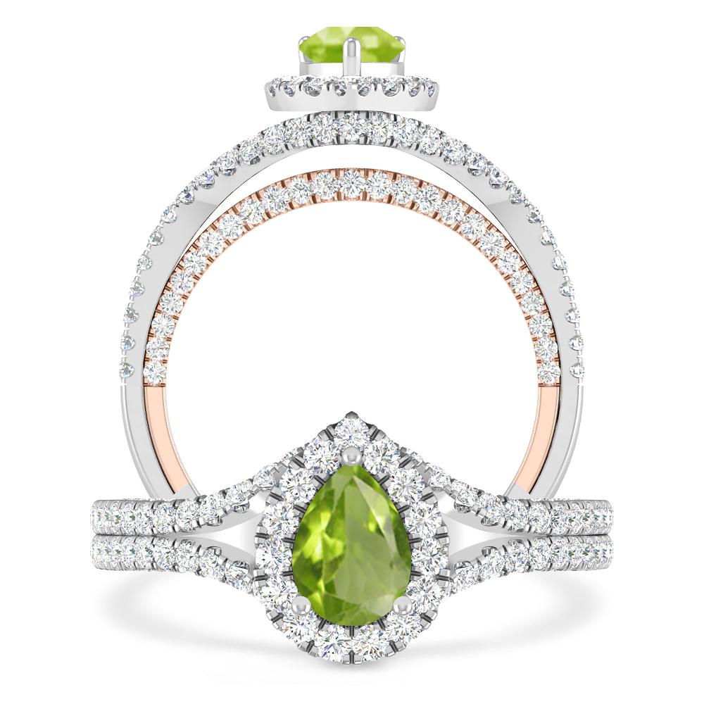 White Gold - Peridot