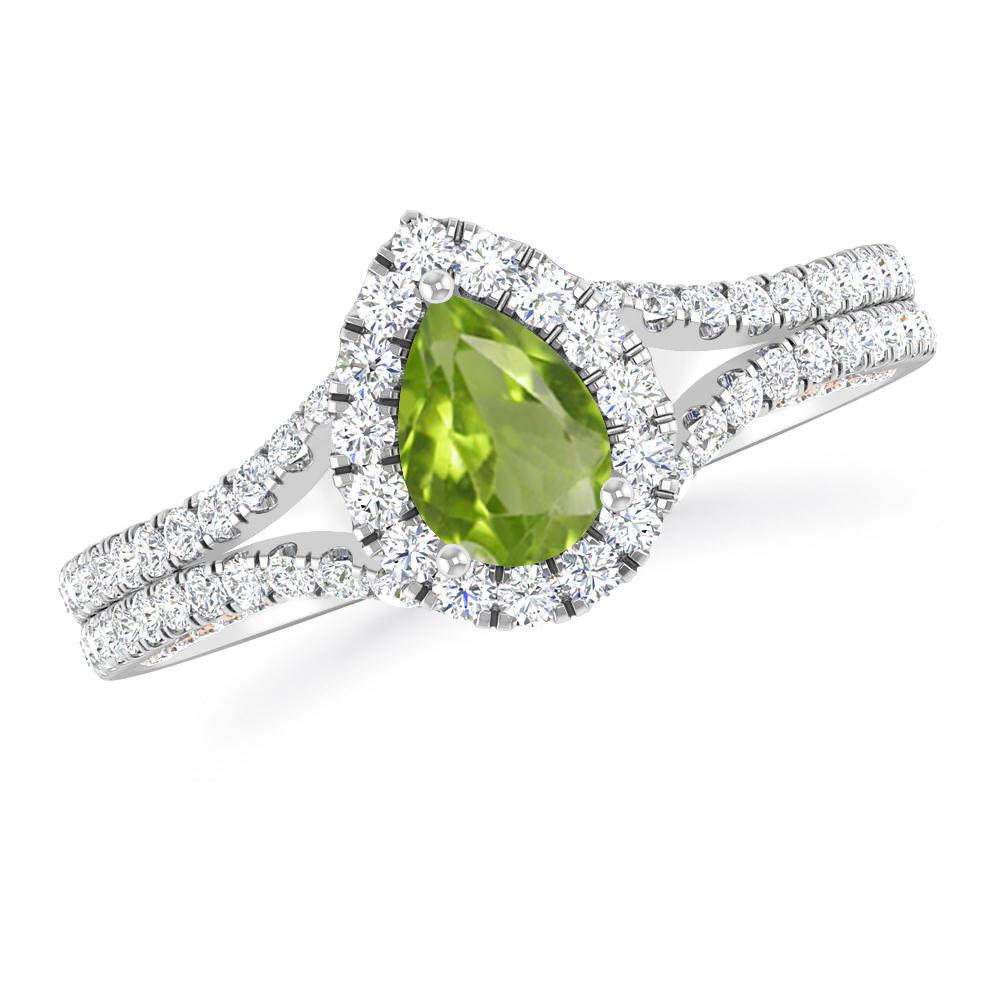 White Gold - Peridot