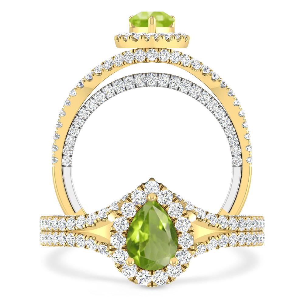 Yellow Gold - Peridot