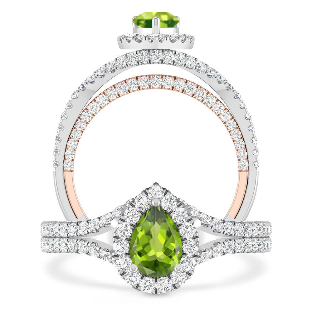 White Gold - Peridot