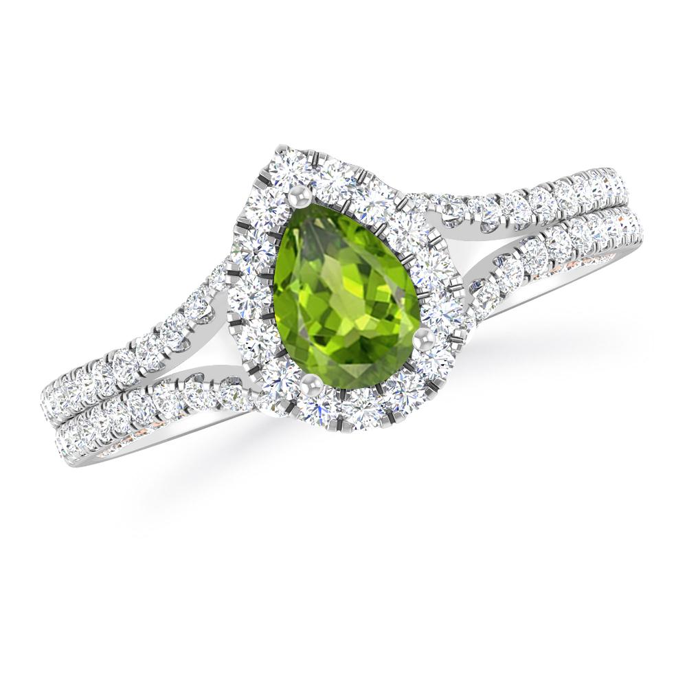 White Gold - Peridot