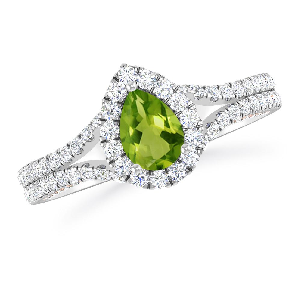 White Gold - Peridot