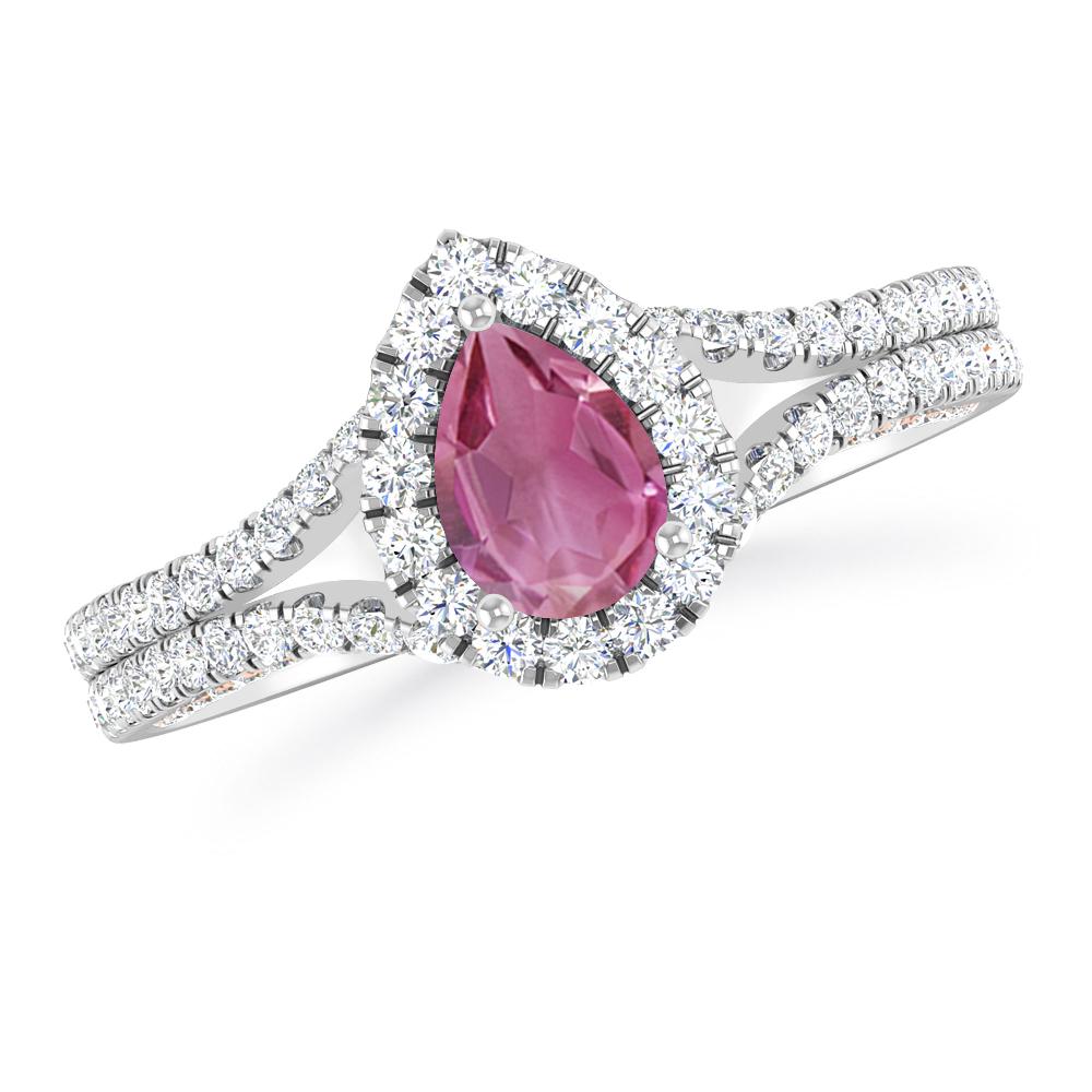 White Gold - Pink Tourmaline