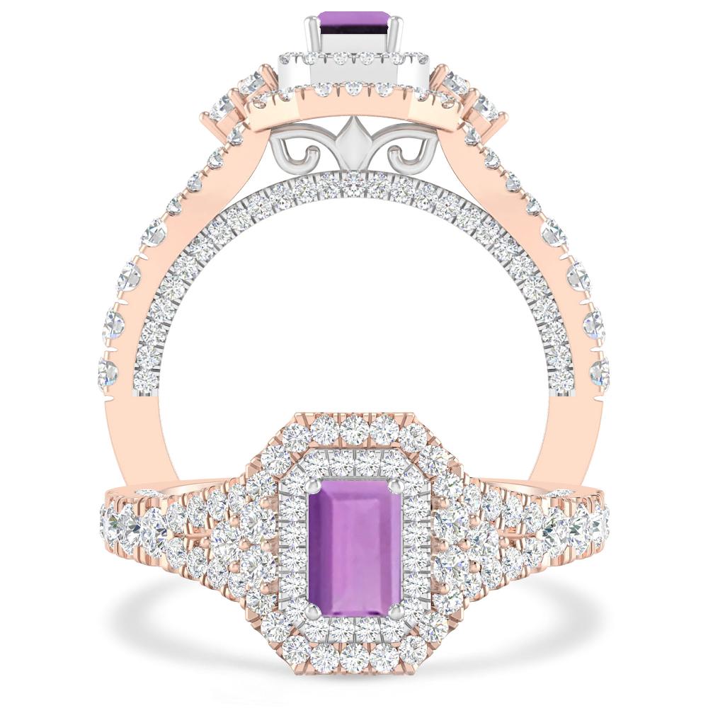 Rose Gold - Amethyst