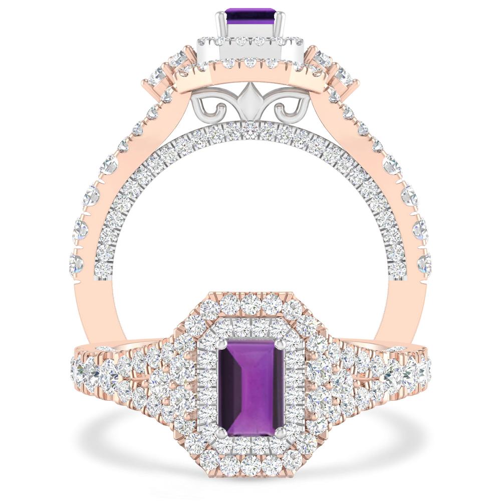 Rose Gold - Amethyst