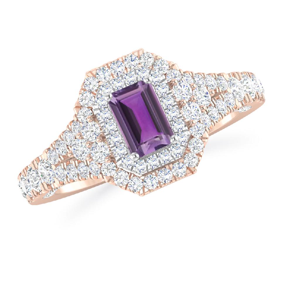 Rose Gold - Amethyst