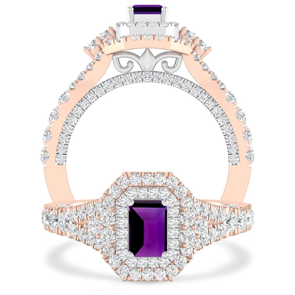 Rose Gold - Amethyst