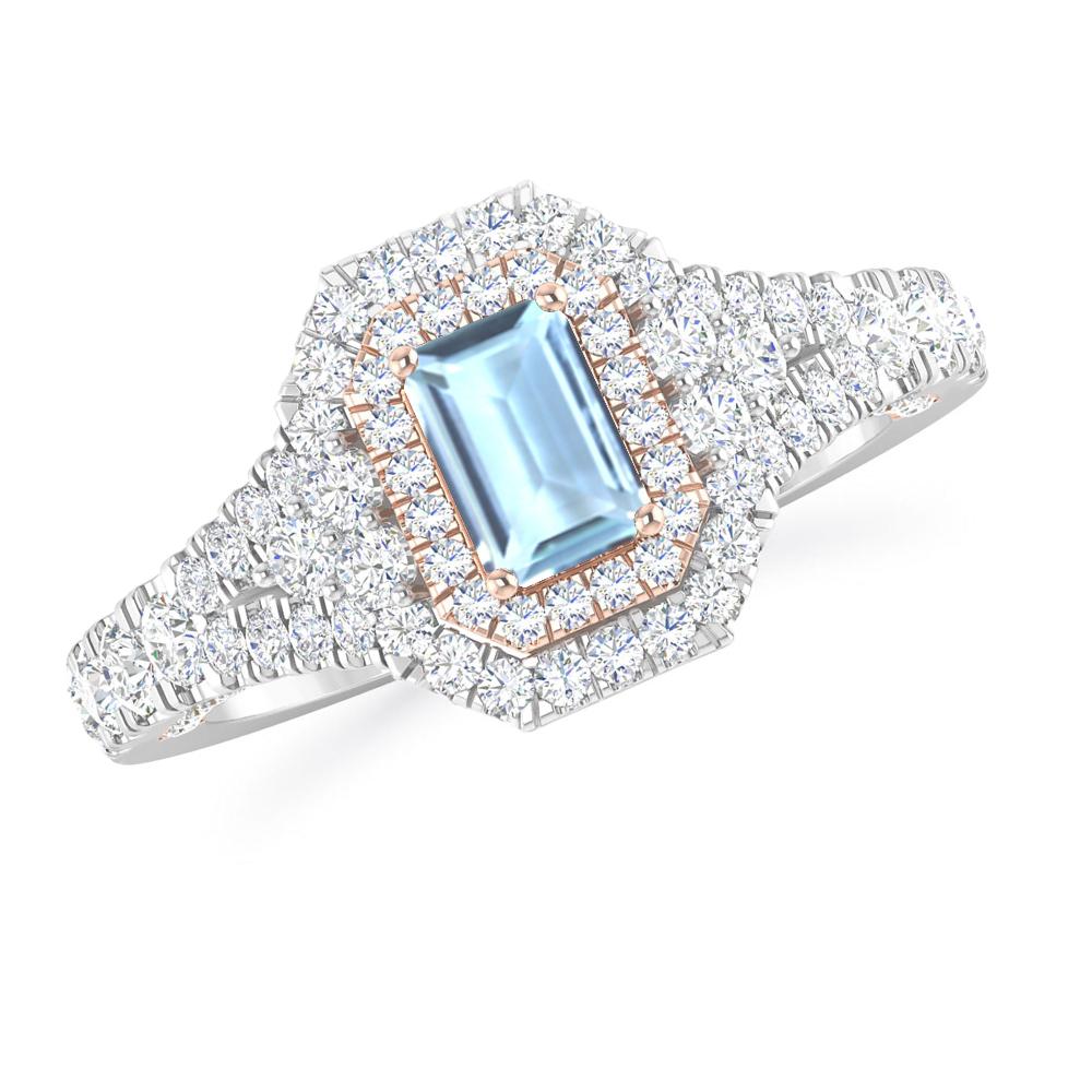 White Gold - Aquamarine