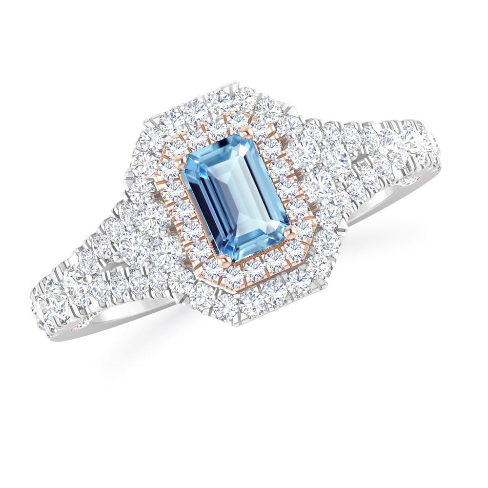 White Gold - Aquamarine