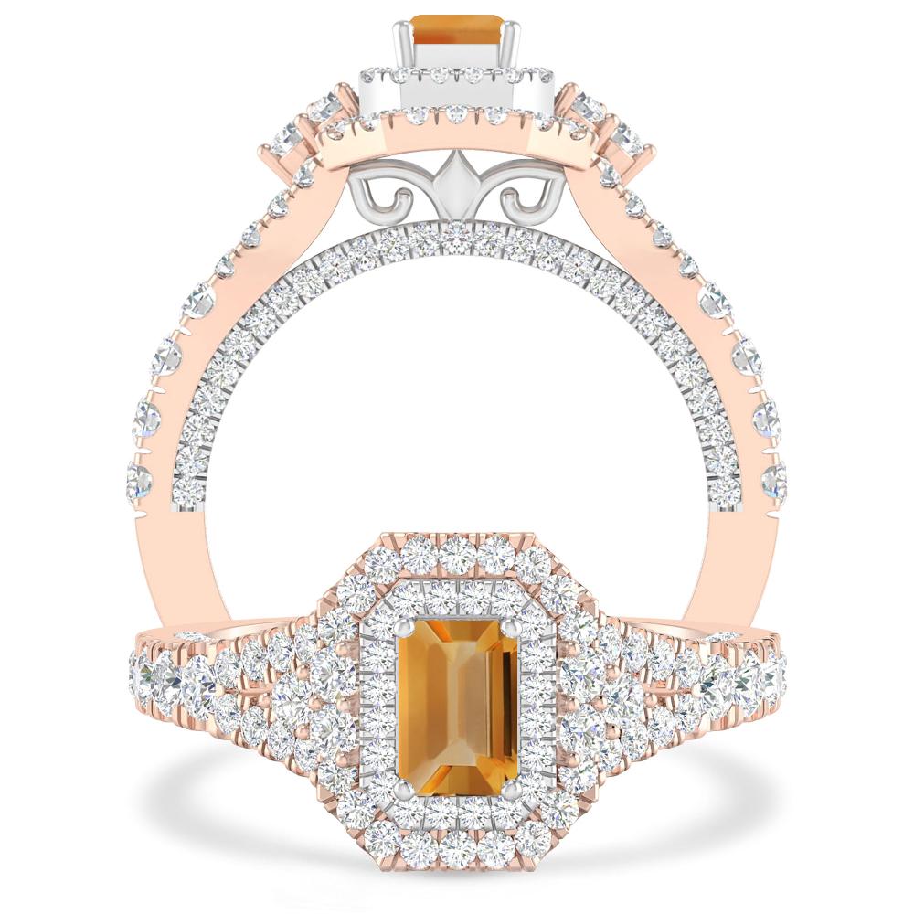 Rose Gold - Citrine