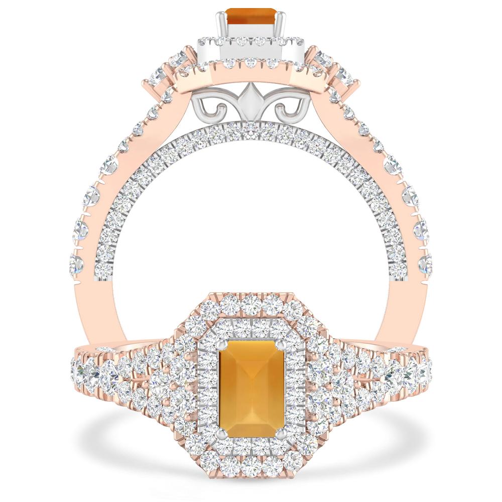 Rose Gold - Citrine