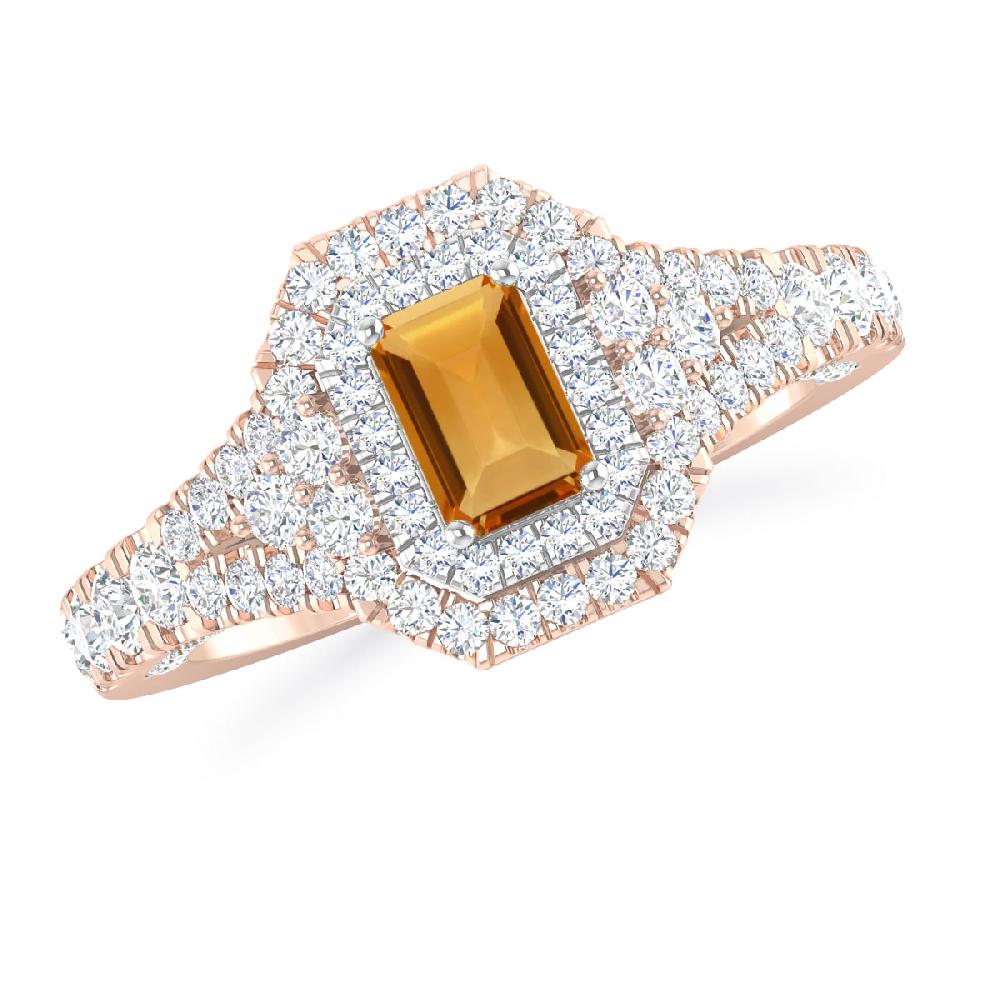 Rose Gold - Citrine