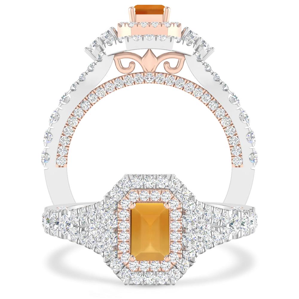 White Gold - Citrine