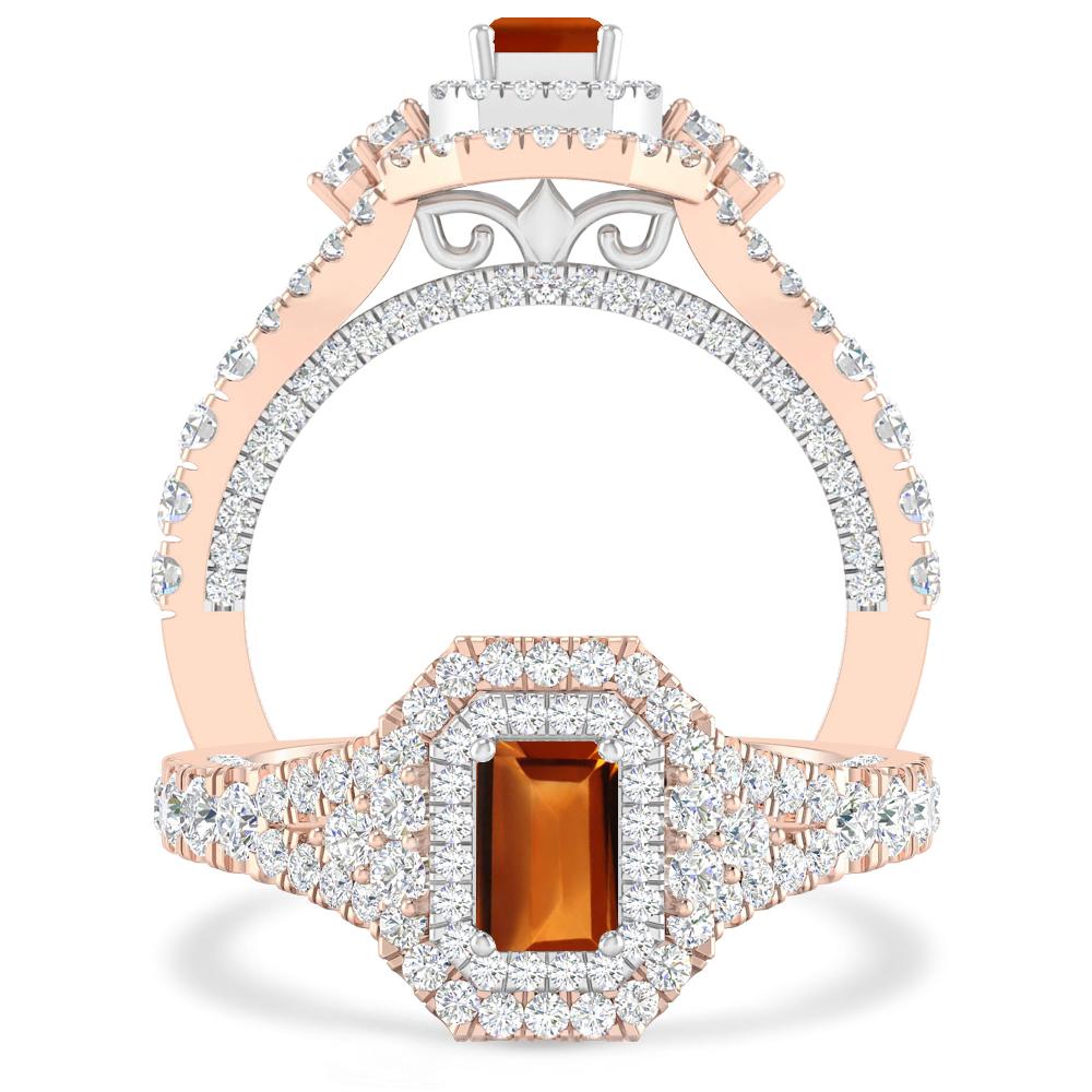 Rose Gold - Citrine