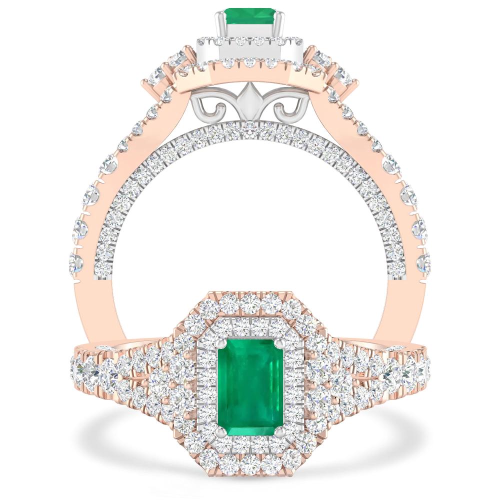 Rose Gold - Emerald