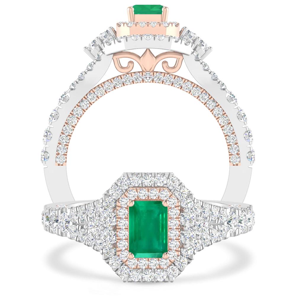 White Gold - Emerald