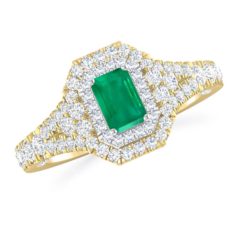 Yellow Gold - Emerald