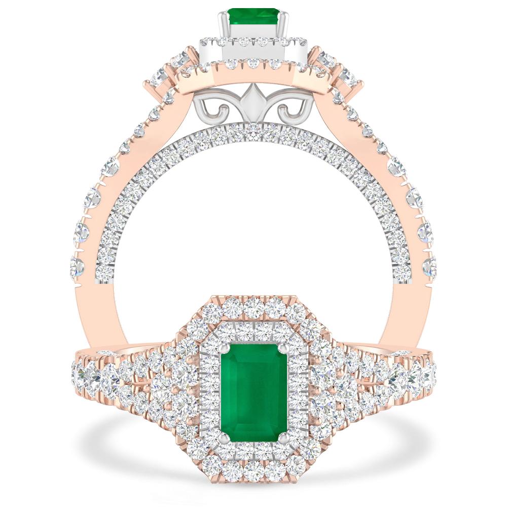 Rose Gold - Emerald