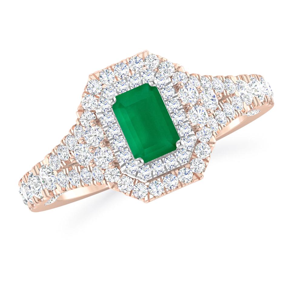Rose Gold - Emerald