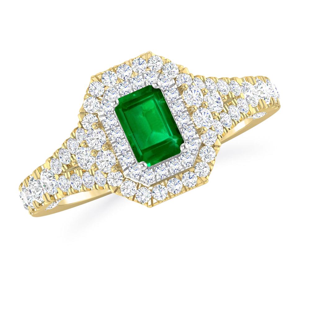 Yellow Gold - Emerald