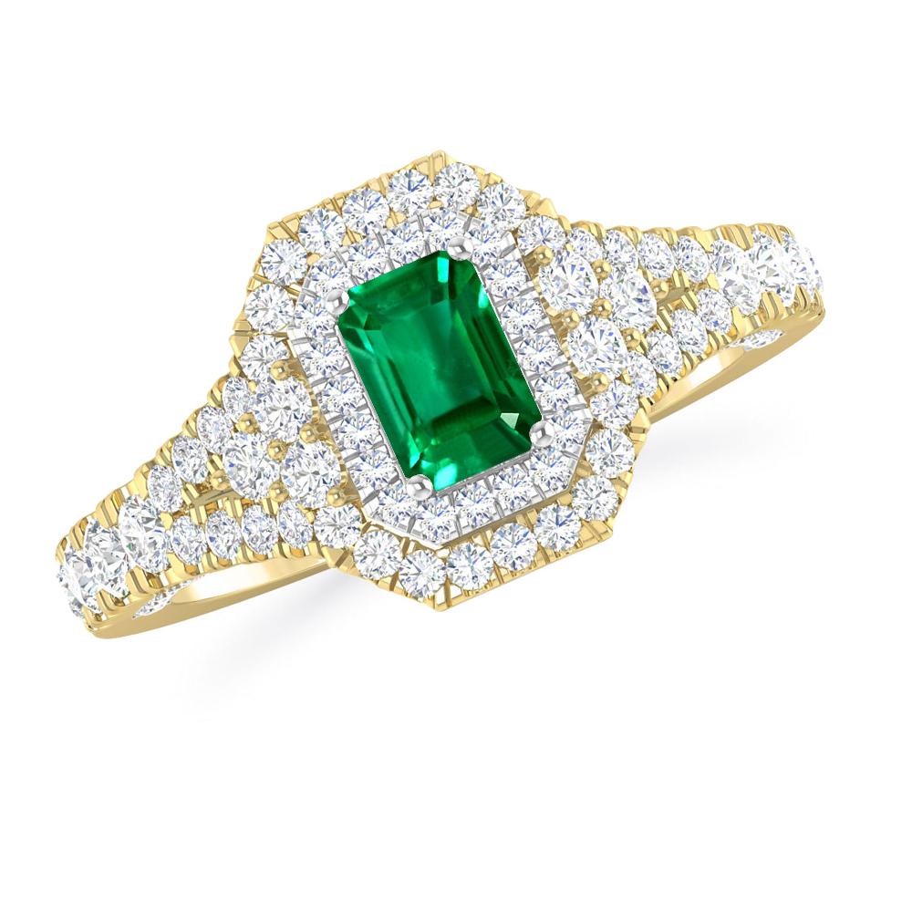 Yellow Gold - Emerald