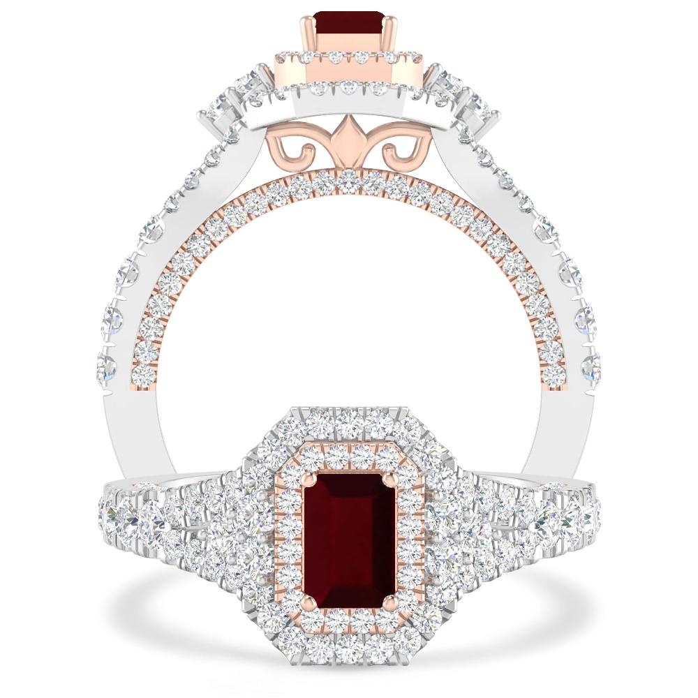 White Gold - Garnet