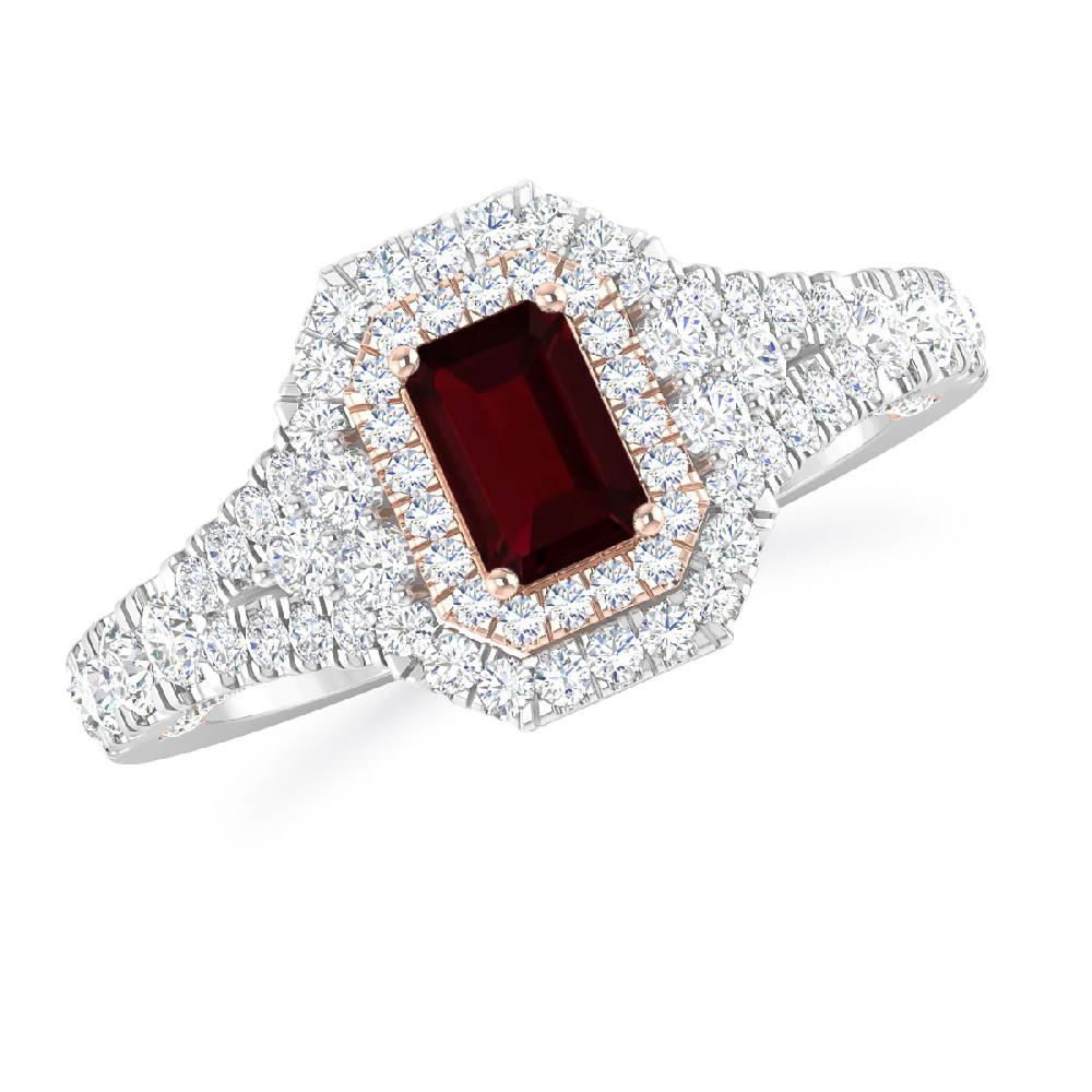 White Gold - Garnet