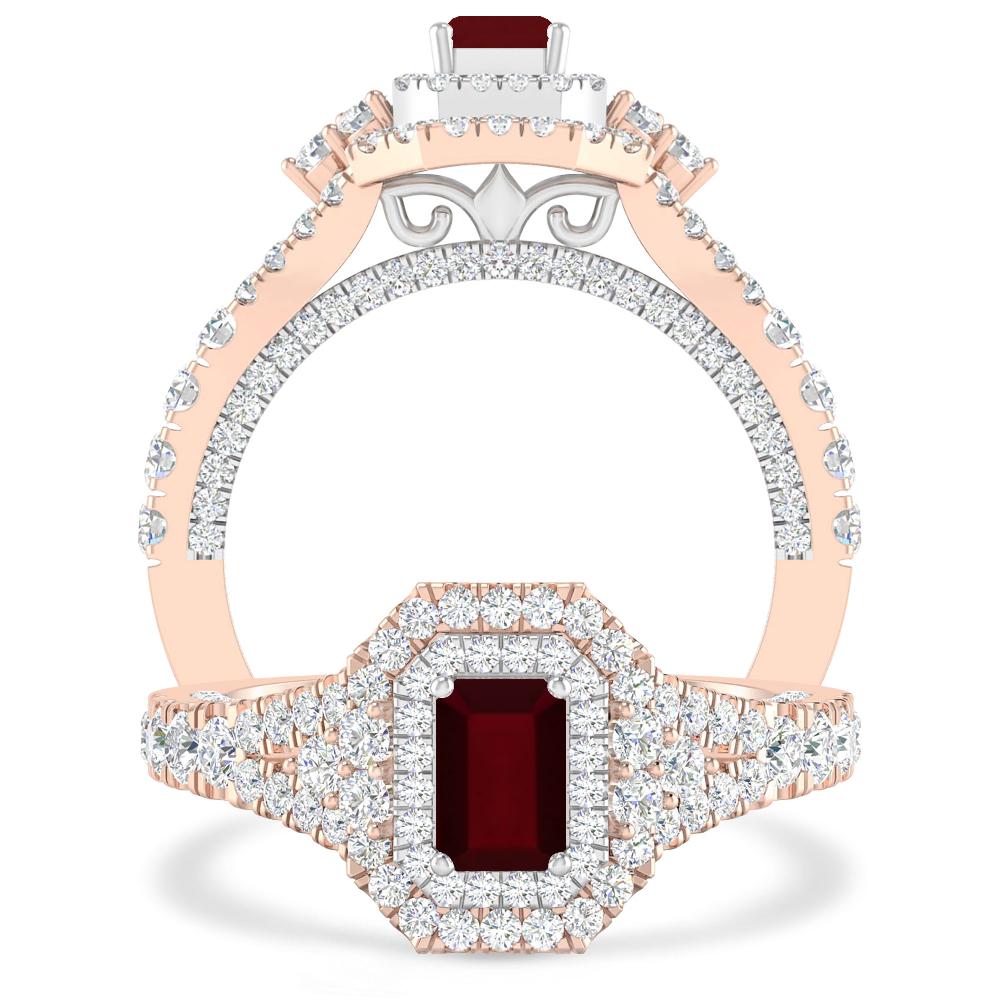 Rose Gold - Garnet