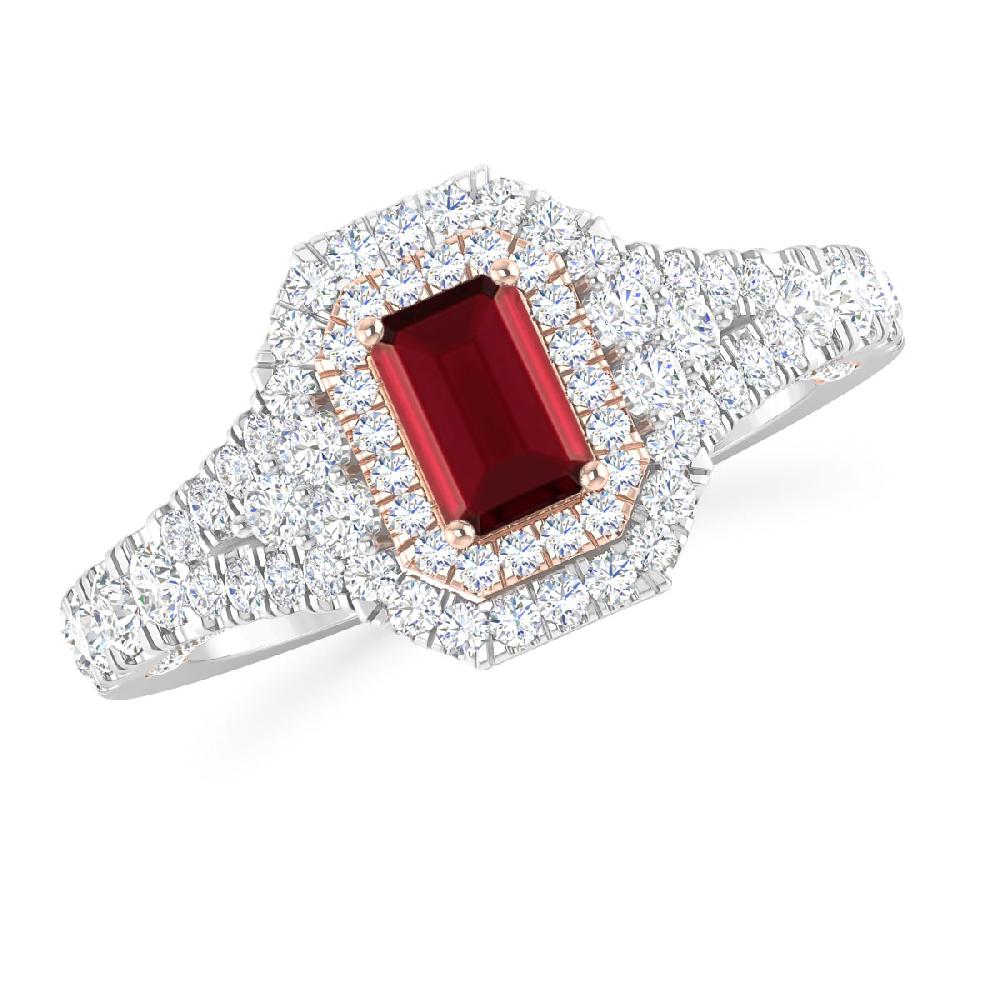 White Gold - Garnet