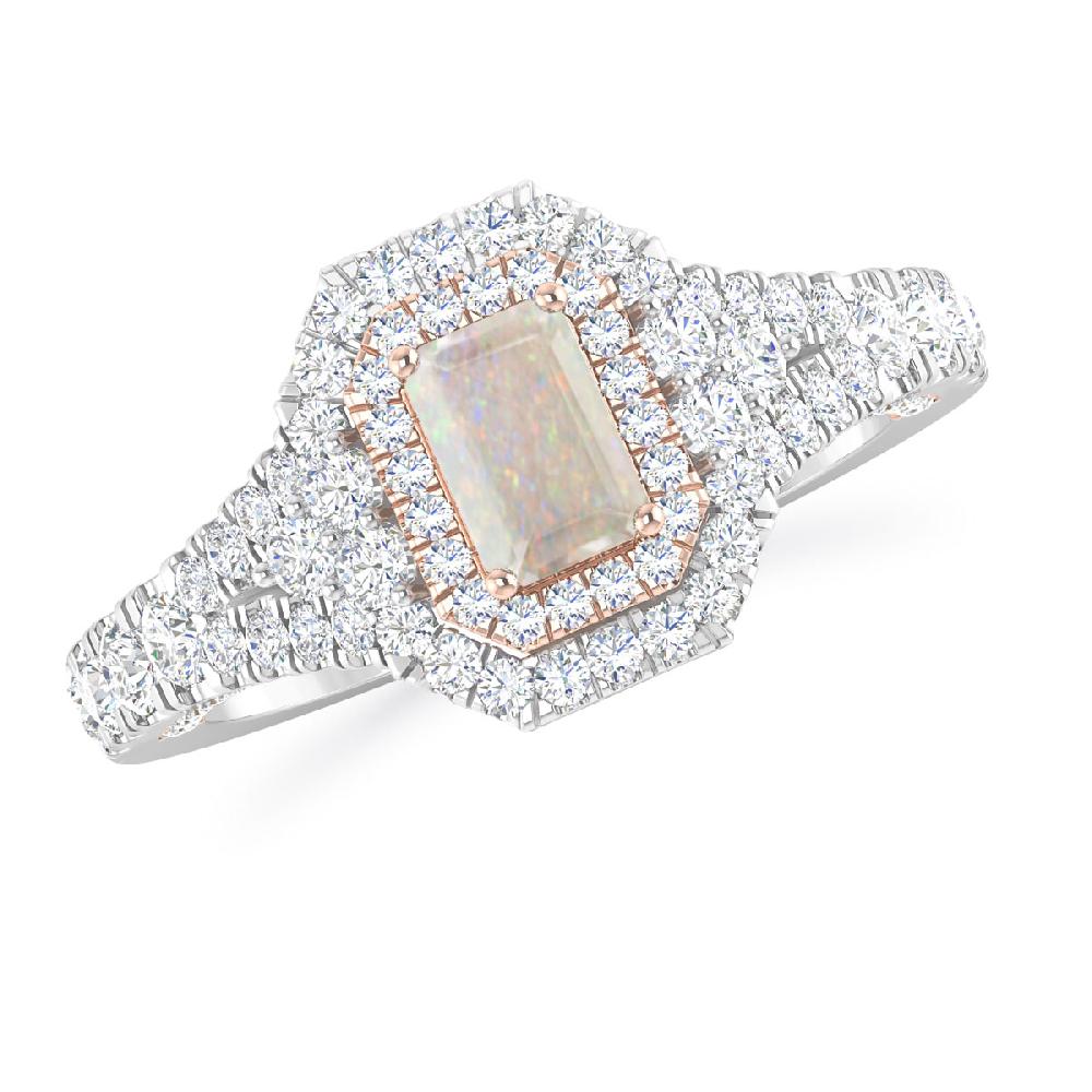 White Gold - Opal