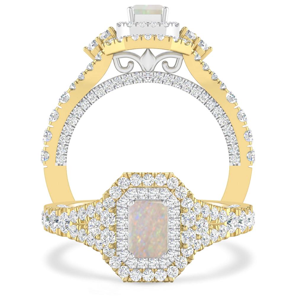 Yellow Gold - Opal