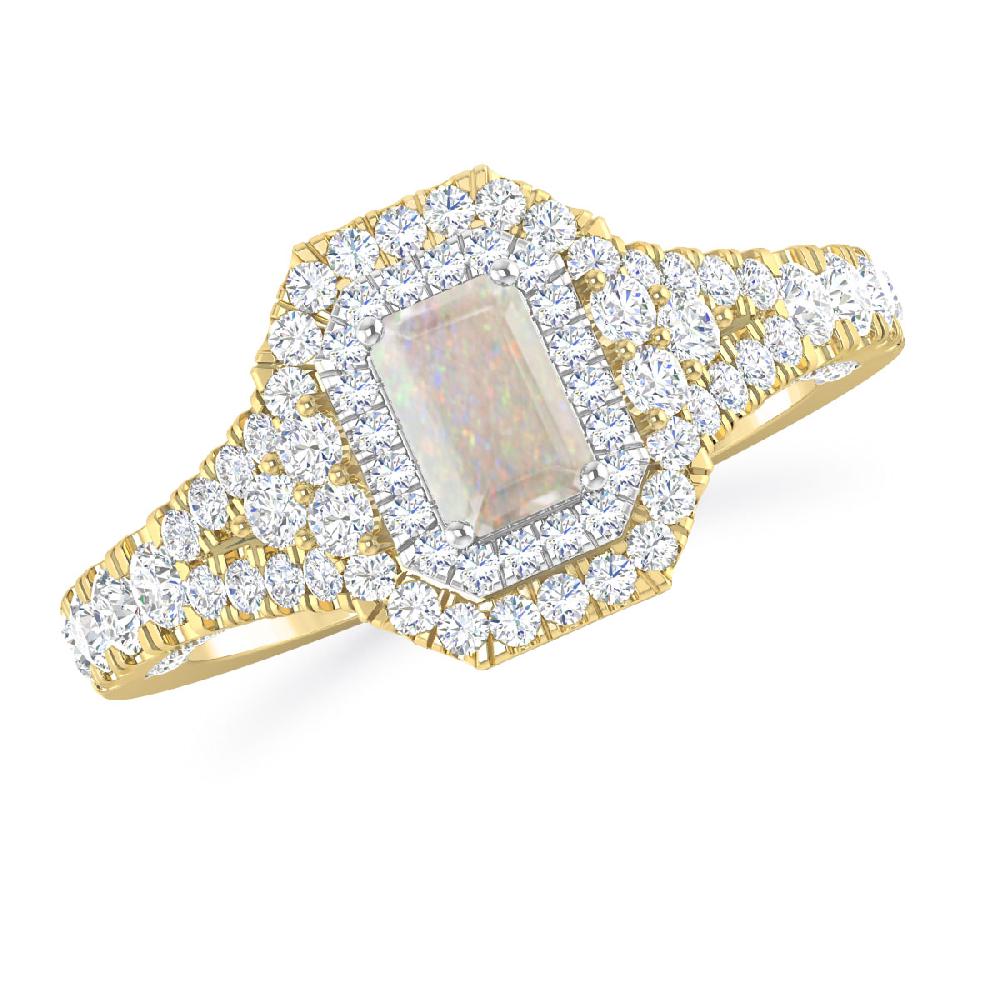 Yellow Gold - Opal