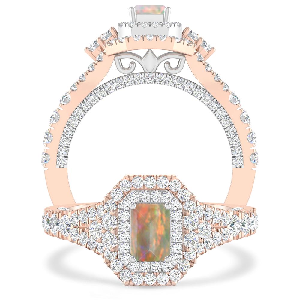 Rose Gold - Opal