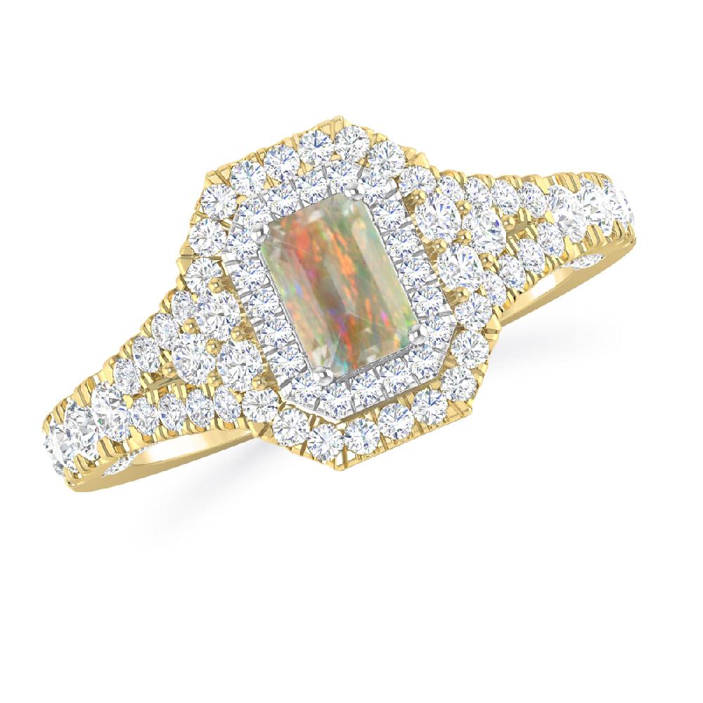 Yellow Gold - Opal