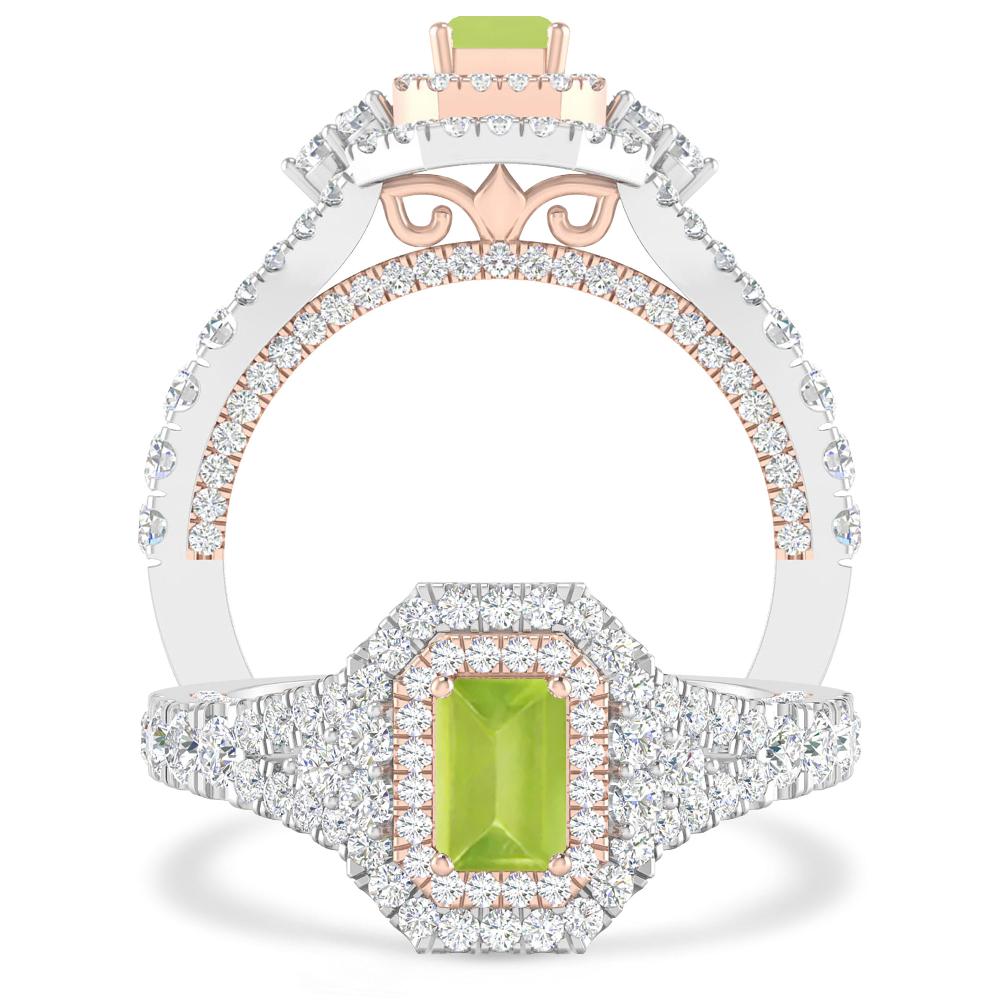 White Gold - Peridot