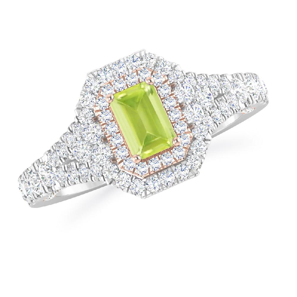 White Gold - Peridot